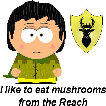 Inglese Renly Baratheon - South Park (375x376), Png Download