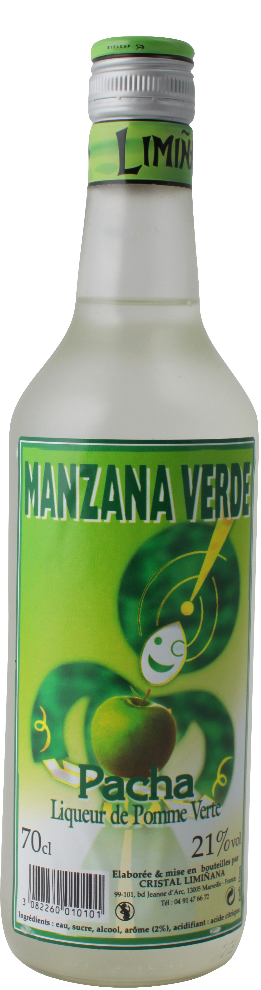 Manzana Verde Pacha Made In Marseille Made In France - Bottle (1121x4176), Png Download