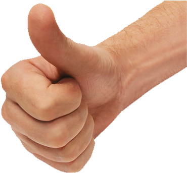 Mano - Thumbs Up (480x350), Png Download