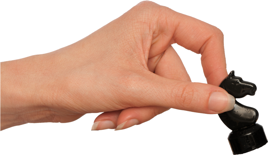 Mano - Hand Moving Chess Piece (904x524), Png Download