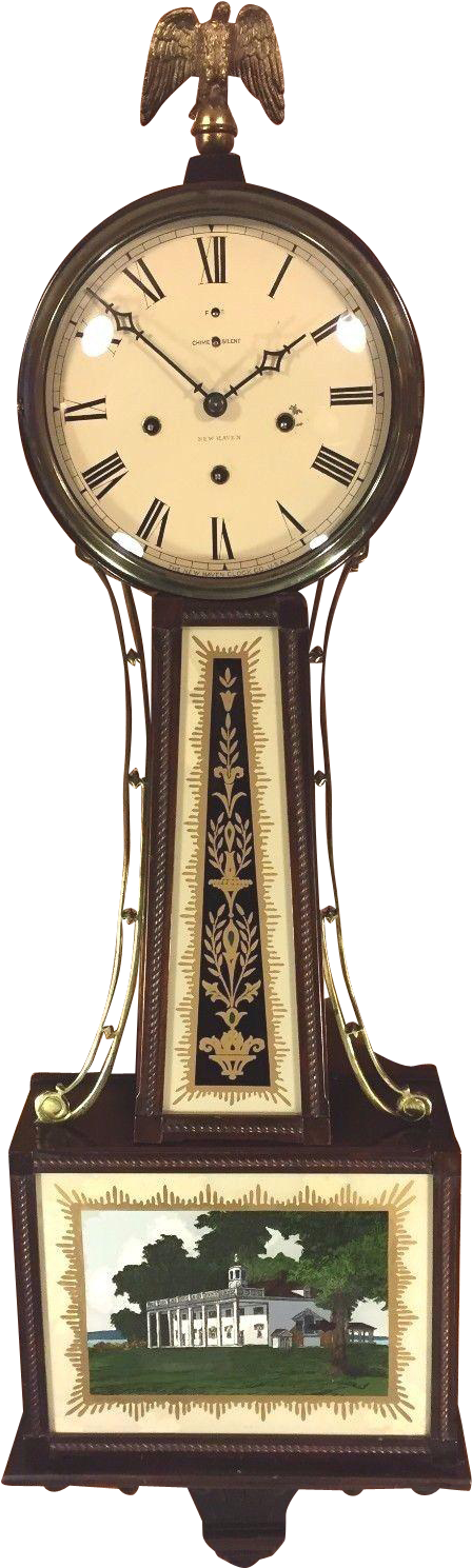 Banjo Clock Png Transparent Image - Westminster Chime New Haven Banjo Clock (1488x1488), Png Download