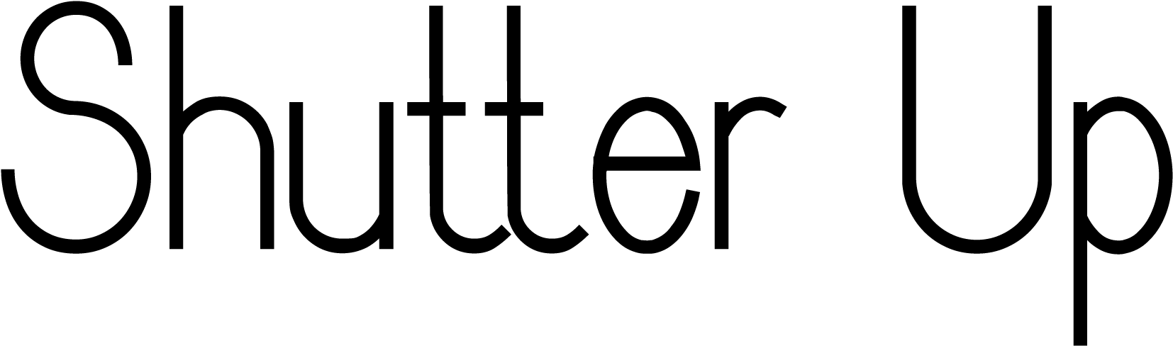 Shutter Up By Fred Dwe - Shutter Up (1708x617), Png Download