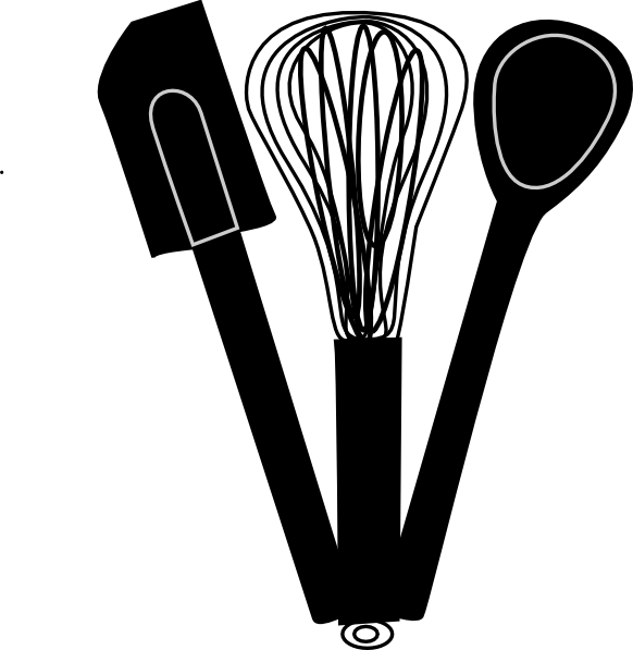 28 Collection Of Utensils Clipart Png - Cooking Utensils Clipart (582x597), Png Download