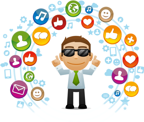 Social - Social Media Marketing (732x429), Png Download