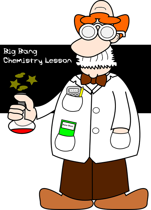 Chemistry Professor Hi - Chemistry Professor Cartoon (432x598), Png Download