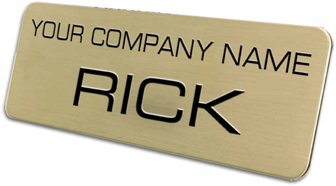 Although Most Companies Acknowledge The Marketing Relevance - Professional Name Tag Design (730x464), Png Download