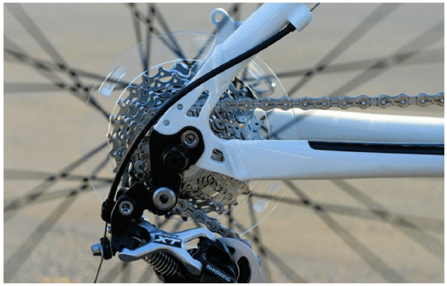 Back Derailleur Of Gear Bi-cycle - Derailleur Gears (850x421), Png Download