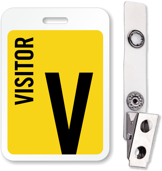 Download Id Reusable Name Badge Vendor Badge Full Size PNG Image