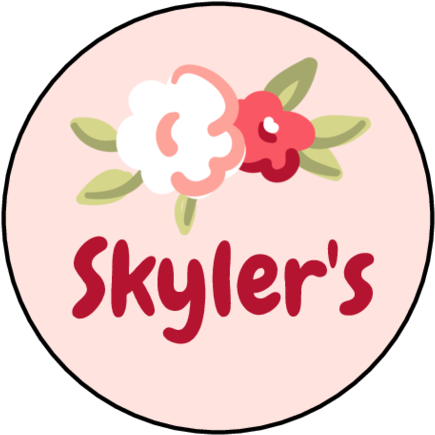 Floral Name Tag Circle Labels - Name Tag (500x500), Png Download