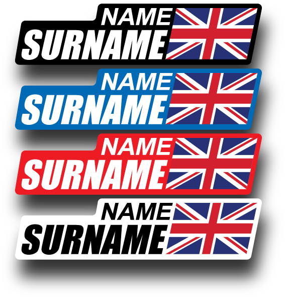 Bike Frame Name Stickers Flag Png - Bike Sticker Name And Flag (583x601), Png Download