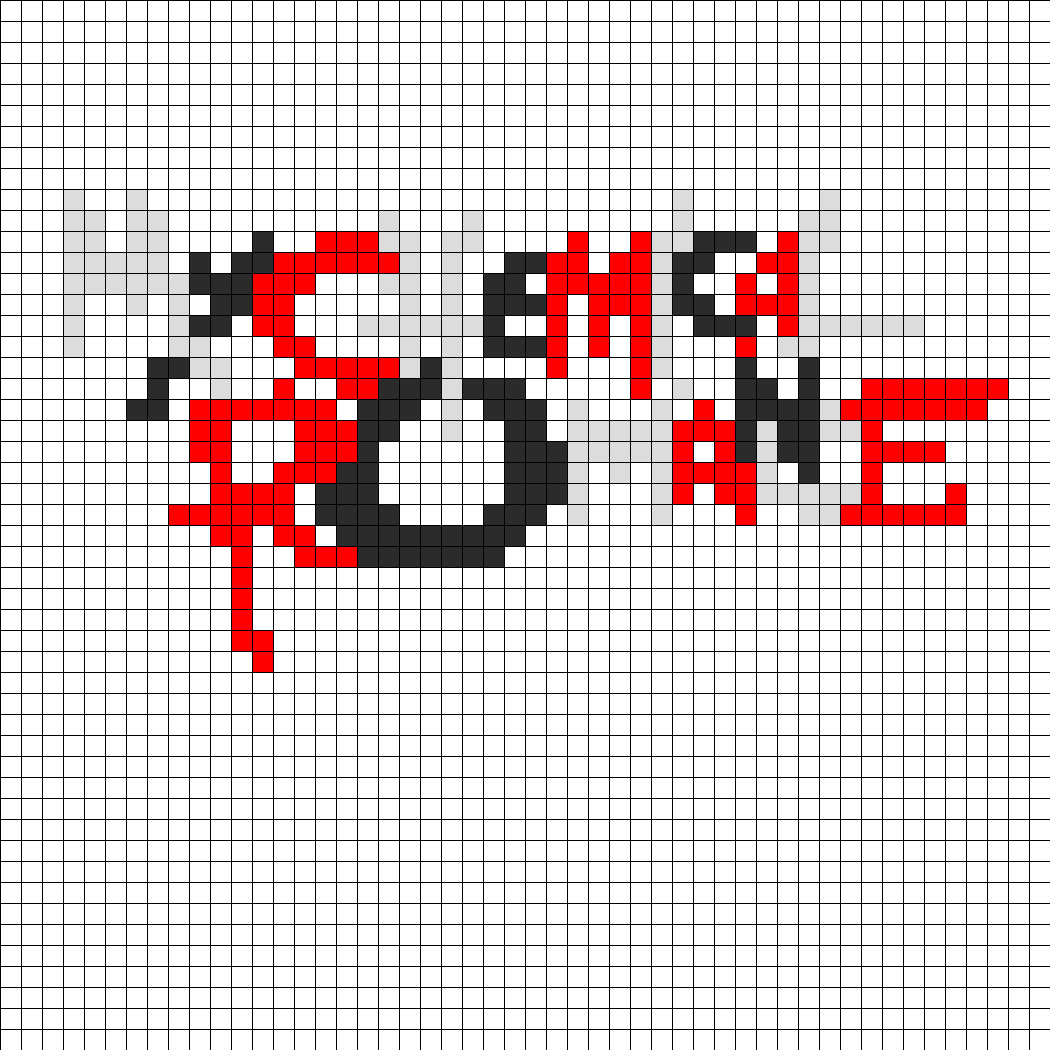 My Chemical Romance Fuse Bead Perler Bead Pattern / - Panic At The Disco Pixel Art (1050x1050), Png Download