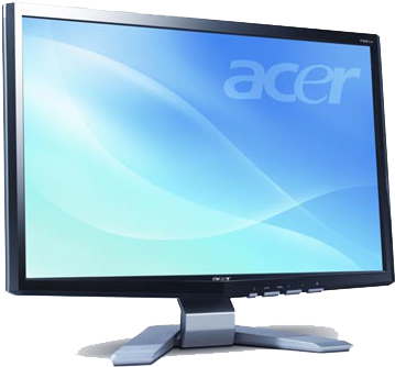 My Computer Logo - Acer Lcd Monitor (370x341), Png Download
