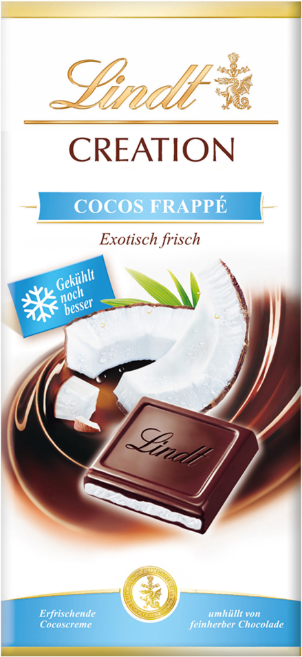 Drawn Candy Bar Dublin - Lindt Creation Coco Frappee (521x1024), Png Download