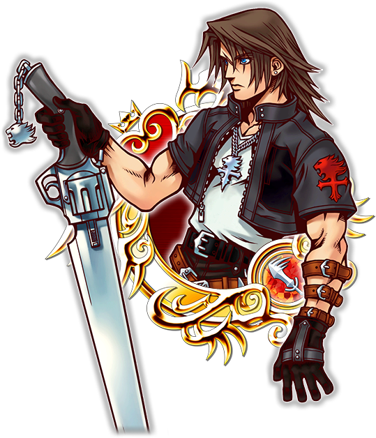 Illustrated Leon - Tetsuya Nomura Final Fantasy Art (539x628), Png Download