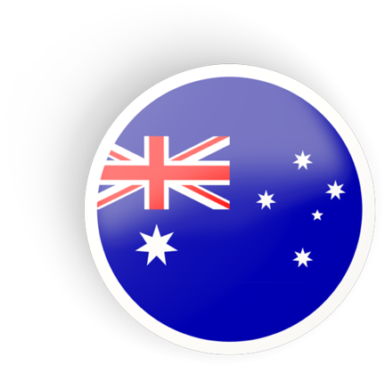 Australia Flag Icon Image - Australia Flag Circle Icon Png (640x480), Png Download