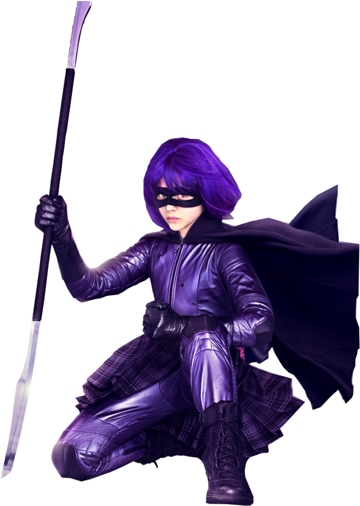 Png Kick Ass - Hit Girl Render (779x1025), Png Download