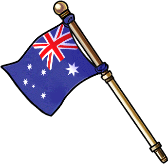 Gear-flag Of Australia Render - Portable Network Graphics (380x380), Png Download