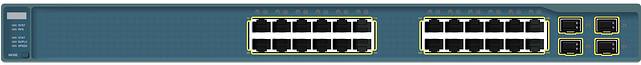 Internet, Ethernet, Switch - Network Switch Icon Png (640x320), Png Download