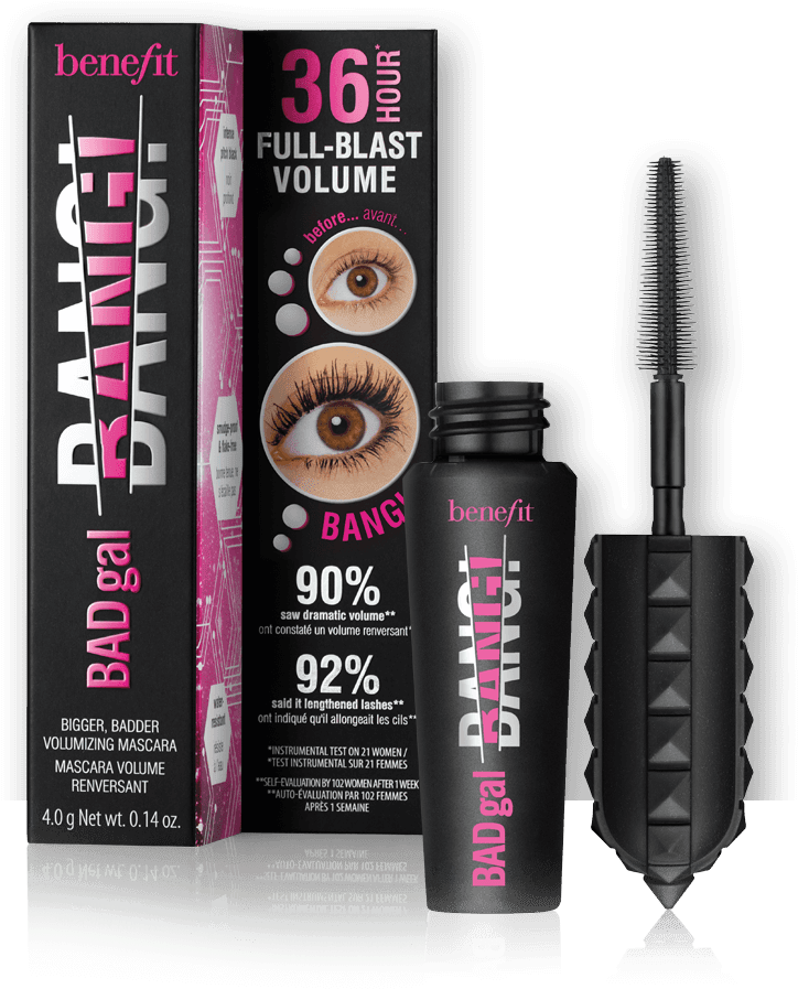 Badgal Bang Mascara Mini - Benefit Mascara Bad Gal Bang (1220x1380), Png Download