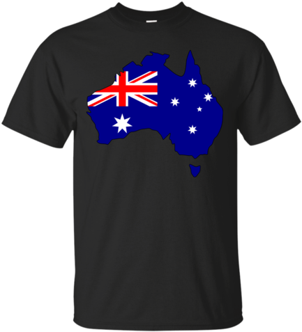 Australia Flag And Country Outline - Birthday Shirt For Women (480x480), Png Download