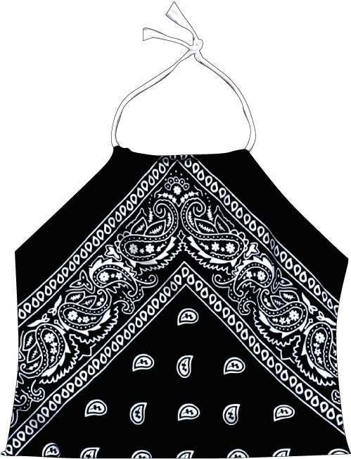 Pretty Disturbia Handmade Biker Bandana - Yee Yeung 6 Pieces Cowboy Head Wrap Scarf Bandanas (598x774), Png Download