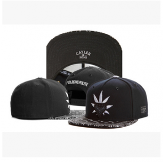 Cayler And Sons Bandana Leaf Snapback Hat - Baise Polite Être Cayler Sons De Snapback Noir Couvre (600x315), Png Download