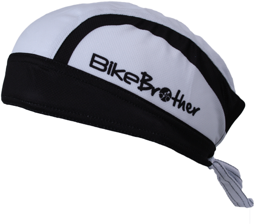 Bikebrother Team Bandana White/black - Bandana Vit (800x533), Png Download
