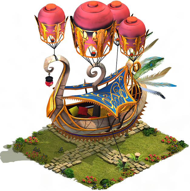 10 Happiness Elves Canopy Boat Cropped - Computer File (627x631), Png Download