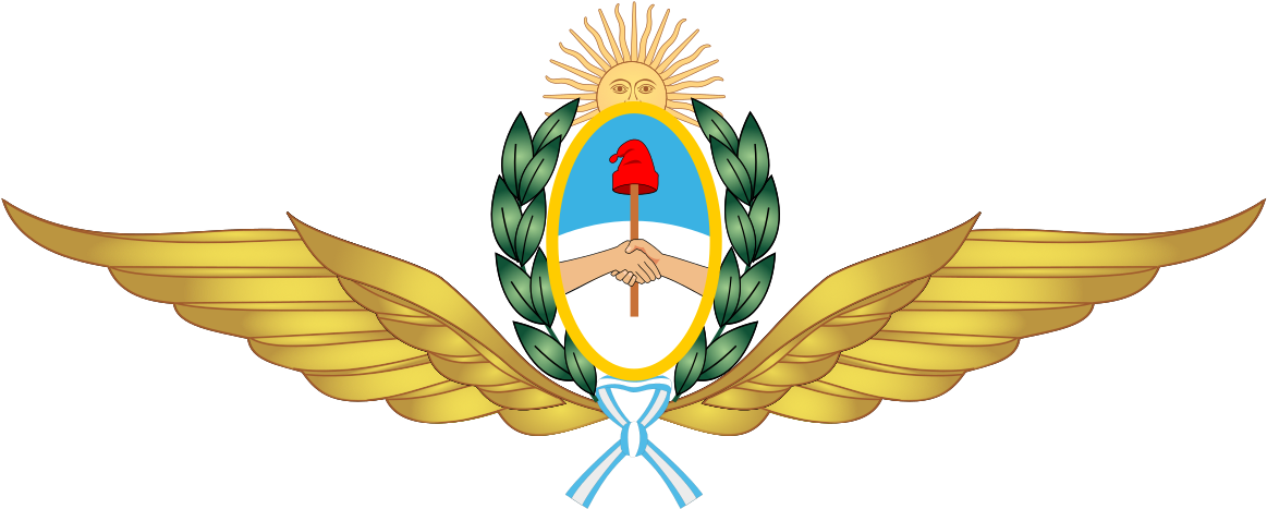 Argentine Air Force Logo (1200x505), Png Download
