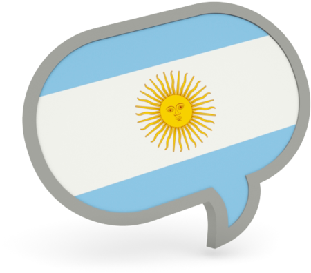 Illustration Of Flag Of Argentina - Argentina Speech Bubble (640x480), Png Download