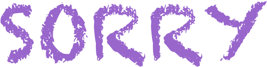 Saying Sorry - Sorry Transparent (620x280), Png Download