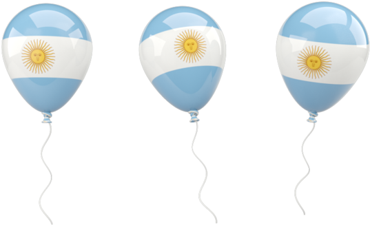 Illustration Of Flag Of Argentina - Argentina Balloons (640x480), Png Download