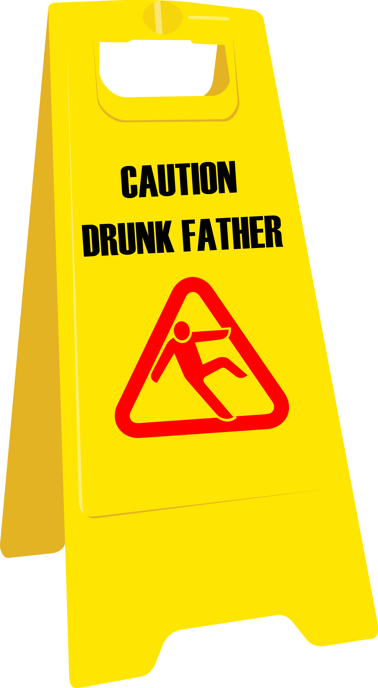 This Free Icons Png Design Of Drunk Father Sign (1322x2400), Png Download