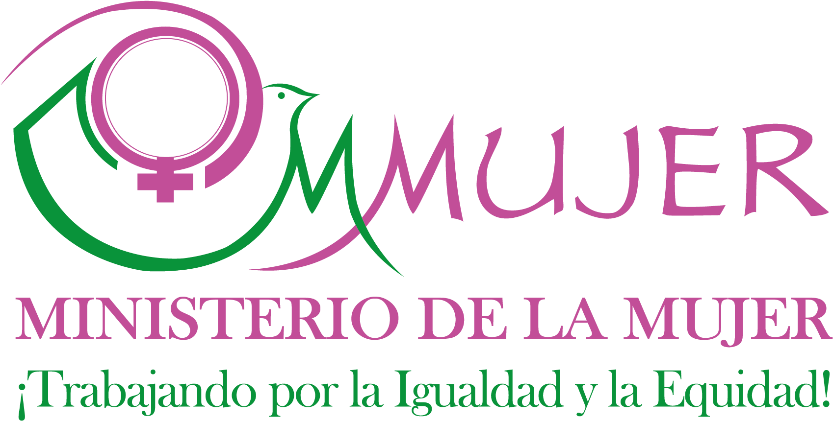Ministerio De La Mujer Logo 2016 (1861x983), Png Download