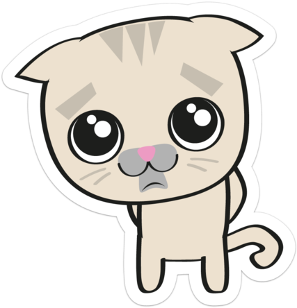 Sorry Cat Cartoon (520x520), Png Download