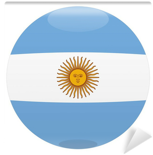 Boule Argentine Argentina Ball Drapeau Flag Wall Mural - Argentina (400x400), Png Download