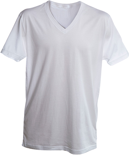 Mens V Neck - Neckline (530x550), Png Download