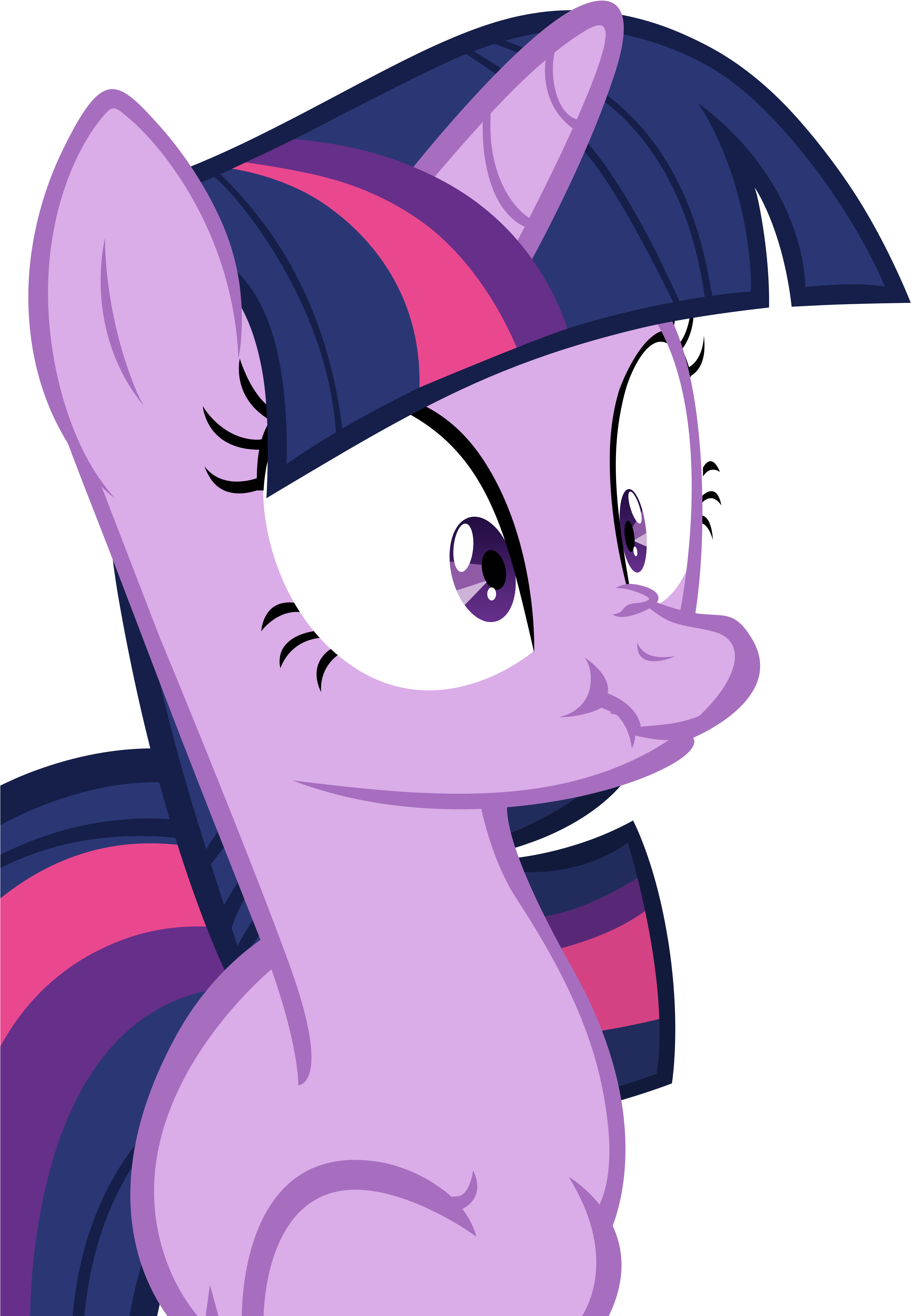 Mmdfantage, Safe, Scrunchy Face, Simple Background, - Twilight Sparkle (2962x4458), Png Download