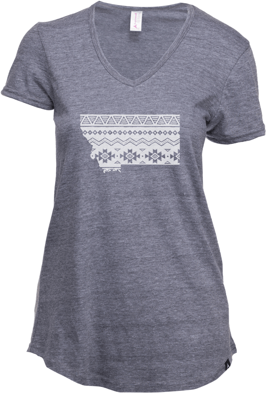 Aspinwall Flathead Valerie Montana Womens T Shirt Heather - T-shirt Hi-tec Beor - Gray Melange Xxl (672x800), Png Download