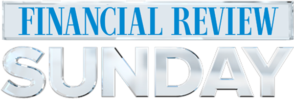Financial Review Sunday Logo - Australian Financial Review (584x214), Png Download
