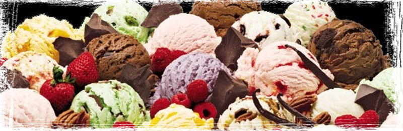 10 Scoops Of Ice Cream (800x261), Png Download