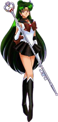Sailor Pluto - Setsuna Of Sailor Moon (240x501), Png Download