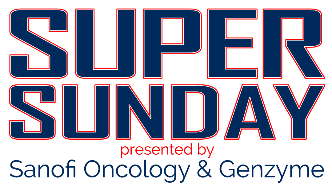 Super Sunday 2015 Logo Sanofi Trans Watermark - Happy Super Bowl Peanuts (1079x619), Png Download
