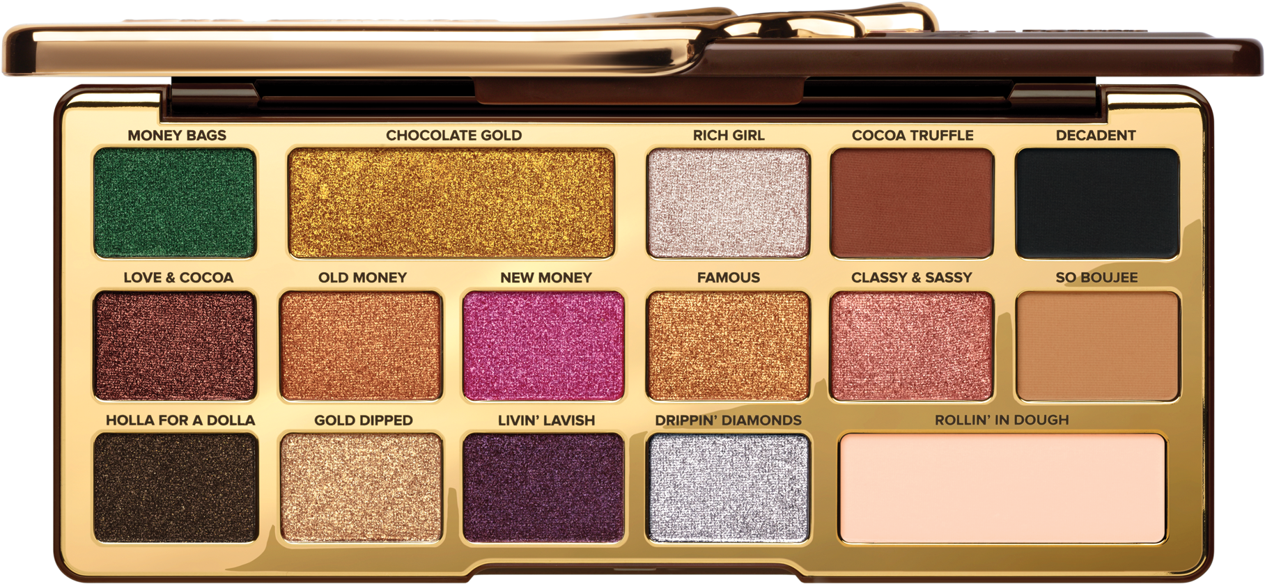 Chocolate Gold Eyeshadow Palette - Too Faced Chocolate Gold (2000x840), Png Download