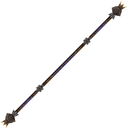 Battle Bamboo - D&d Magic Staff (531x532), Png Download