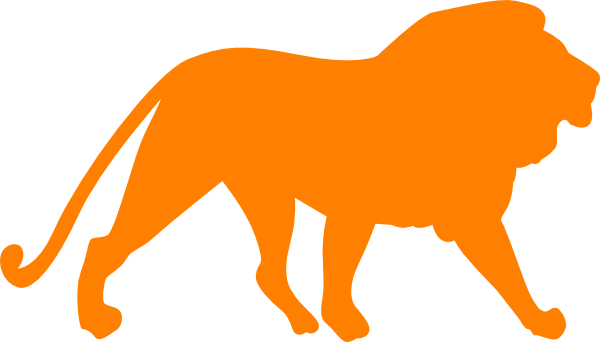 Orange Lion Clip Art At Clker - Elephant That Gave Birth To A Lion (600x342), Png Download