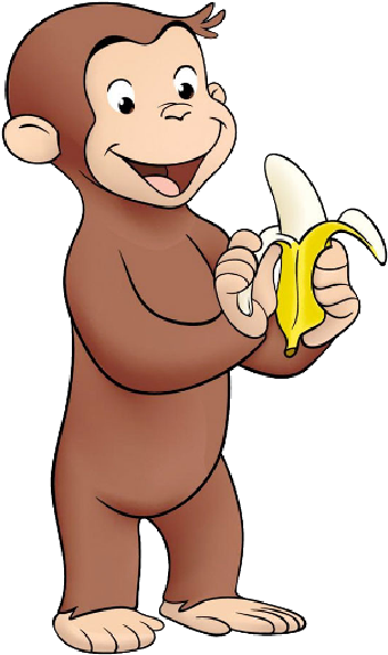 Clipart Curious George (600x600), Png Download