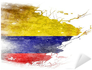 Bandera De Colombia Vinilo (400x400), Png Download
