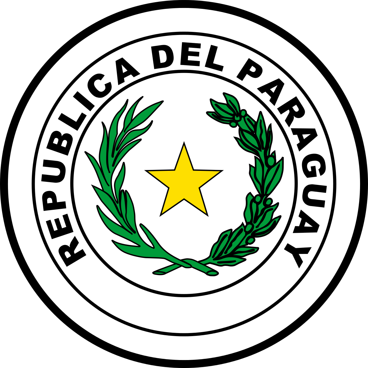 Escudo Nacional De Paraguay (1200x1200), Png Download