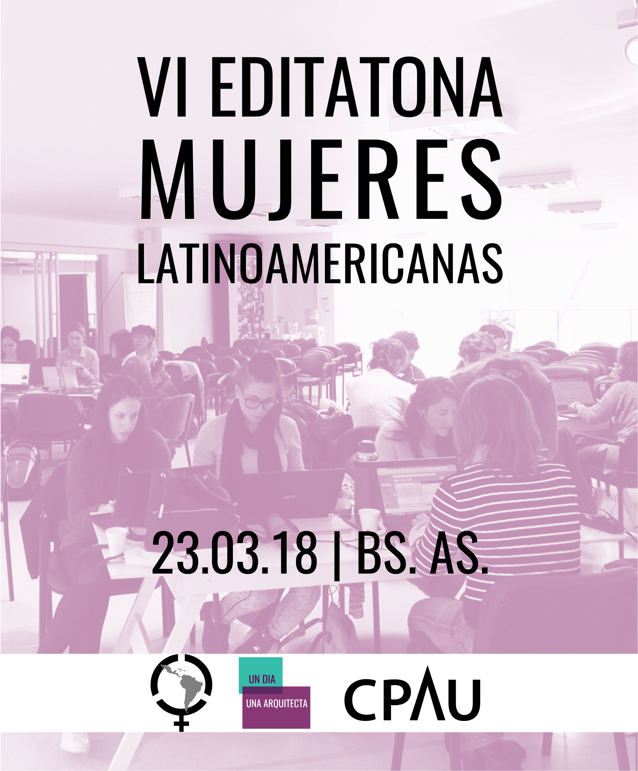 Vi Editatona Mujeres Latinoamericanas Bs As 2018 2 - Buenos Aires (2052x2480), Png Download